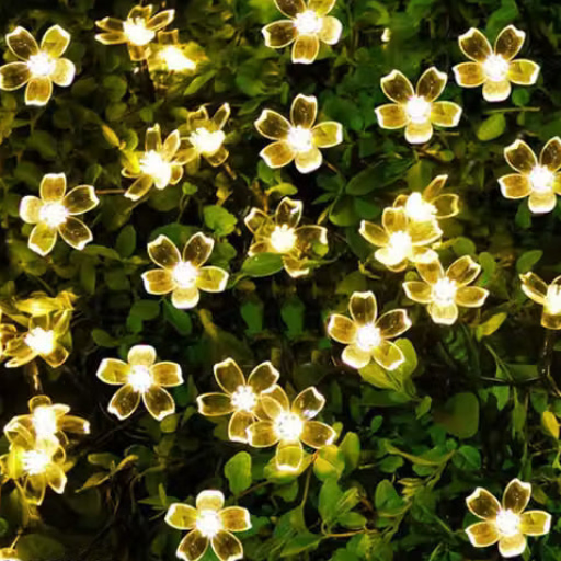 14 LED Warm White Blossom Flower Fairy String Lights (3m)